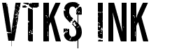 preview image of the Vtks Ink font