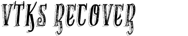 preview image of the VTKS Recover MB 1 font