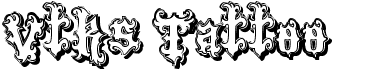 preview image of the VTKS Tattoo font