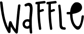 preview image of the Waffle font