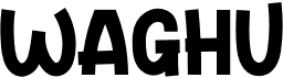 preview image of the Waghu font