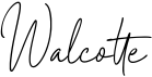 preview image of the Walcotte font