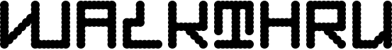 preview image of the Walkthru font