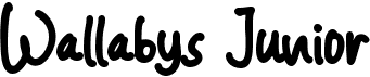 preview image of the Wallabys Junior font