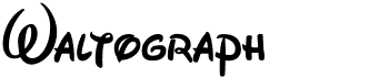 preview image of the Waltograph font