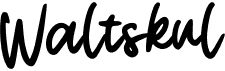 preview image of the Waltskul font