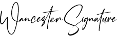 preview image of the Wancester Signature font
