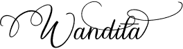 preview image of the Wandita font