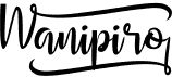 preview image of the Wanipiro font