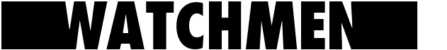 preview image of the Watchmen font