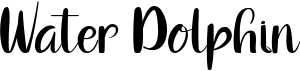preview image of the Water Dolphin font