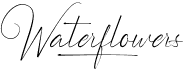 preview image of the Waterflowers font