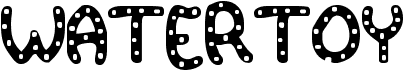 preview image of the Watertoy font
