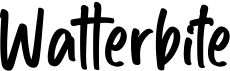 preview image of the Watterbite font