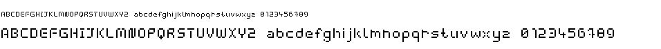 preview image of the Webpixel Bitmap font
