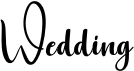 preview image of the Wedding font