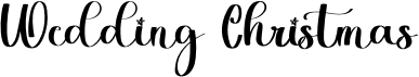 preview image of the Wedding Christmas font