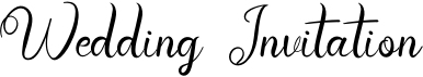 preview image of the Wedding Invitation font