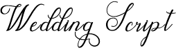 preview image of the Wedding Script font
