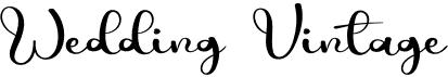 preview image of the Wedding Vintage font