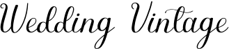 preview image of the Wedding Vintage font