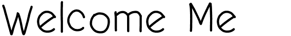 preview image of the Welcome Me font