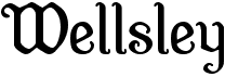preview image of the Wellsley font