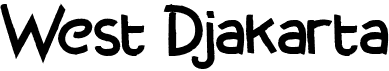 preview image of the West Djakarta font