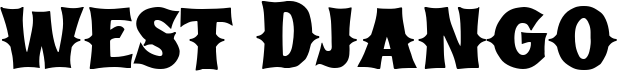 preview image of the West Django font