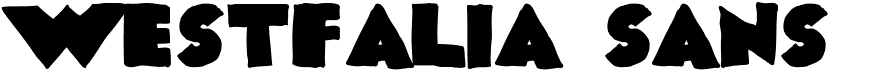 preview image of the Westfalia Sans font