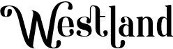 preview image of the Westland font