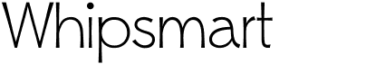 preview image of the Whipsmart font