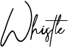 preview image of the Whistle font