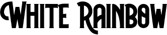 preview image of the White Rainbow font
