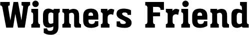 preview image of the Wigners Friend font