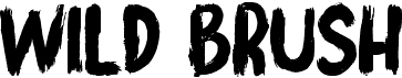 preview image of the Wild Brush font