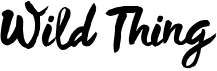 preview image of the Wild Thing font