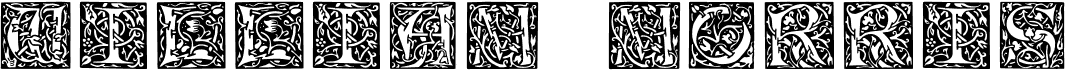 preview image of the William Morris Initials font