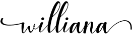 preview image of the Williana font