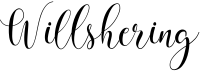 preview image of the Willshering font