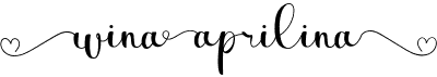 preview image of the Wina Aprilina font