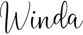 preview image of the Winda font