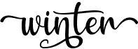 preview image of the Winter font