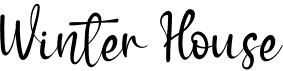 preview image of the Winter House font
