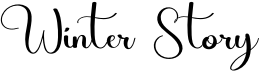 preview image of the Winter Story font