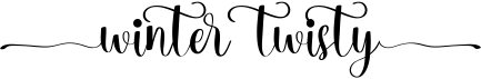 preview image of the Winter Twisty Script font