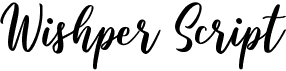 preview image of the Wishper Script font