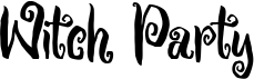 preview image of the Witch Party font