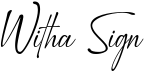 preview image of the Witha Sign font