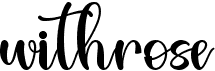 preview image of the Withrose font